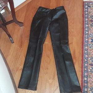 Julie&Andrew collection Italian leather pants 2